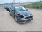 2018 Ford Focus Se Gray vin: 1FADP3F24JL329023
