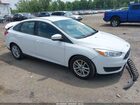 2018 Ford Focus Se White vin: 1FADP3F25JL215631