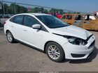 2018 Ford Focus Se White vin: 1FADP3F26JL298387