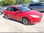 2016 Ford Focus Se Red vin: 1FADP3F27GL275743