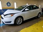 2017 Ford Focus Se White vin: 1FADP3F27HL267482