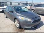 2018 Ford Focus Se Gray vin: 1FADP3F27JL328867