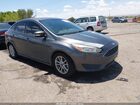 2017 Ford Focus Se Gray vin: 1FADP3F2XHL304654