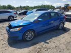 2018 Ford Focus Se Blue vin: 1FADP3FEXJL325312