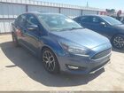 2018 Ford Focus Sel Blue vin: 1FADP3H28JL259491
