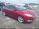 2016 Ford Focus Titanium Red vin: 1FADP3J26GL335289