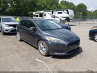 2017 Ford Focus Se Gray vin: 1FADP3K20HL286445