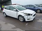 2018 Ford Focus Se White vin: 1FADP3K21JL327056