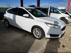 2017 Ford Focus Se Белый vin: 1FADP3K22HL208569