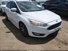 2016 Ford Focus Se White vin: 1FADP3K23GL372296