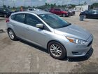 2016 Ford Focus Se Silver vin: 1FADP3K24GL259487