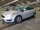 2016 Ford Focus Se Silver vin: 1FADP3K24GL341333