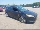 2017 Ford Focus Se Black vin: 1FADP3K28HL217504
