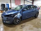 2018 Ford Focus Sel Blue vin: 1FADP3M25JL293698
