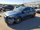2018 Ford Focus Sel Blue vin: 1FADP3M29JL202271