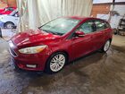 2016 Ford Focus Titanium Maroon vin: 1FADP3N23GL330495