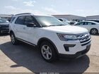 2019 Ford Explorer Xlt White vin: 1FM5K7D82KGA08292