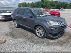 2019 Ford Explorer Limited Gray vin: 1FM5K7F8XKGA37505