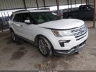 2018 Ford Explorer Limited White vin: 1FM5K7FH7JGC85354