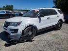 2016 Ford Explorer Police Interceptor Белый vin: 1FM5K8AR1GGC08445