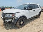 2018 Ford Explorer Police Interceptor White vin: 1FM5K8AR1JGC43882