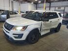 2019 Ford Explorer Police Interceptor White vin: 1FM5K8AR4KGA12783