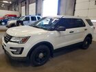 2019 Ford Explorer Police Interceptor White vin: 1FM5K8AR4KGB55233