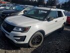2019 Ford Explorer Police Interceptor White vin: 1FM5K8AR5KGA29205