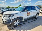 2017 Ford Explorer Police Interceptor White vin: 1FM5K8AR7HGA24581
