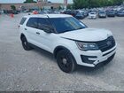 2019 Ford Police Interceptor Utility   White vin: 1FM5K8AR7KGA12907