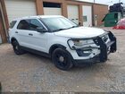 2016 Ford Utility Police Interceptor   White vin: 1FM5K8AR9GGC72703