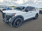 2025 Ford Explorer Police Interceptor White vin: 1FM5K8AW1SGA87804