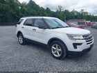 2018 Ford Explorer   White vin: 1FM5K8B80JGC45368