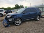 2017 Ford Explorer Xlt Blue vin: 1FM5K8D80HGA26367
