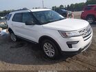 2018 Ford Explorer Xlt White vin: 1FM5K8D86JGA63820
