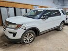 2018 Ford Explorer Xlt White vin: 1FM5K8D87JGC04622