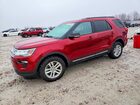 2019 Ford Explorer Xlt Red vin: 1FM5K8D88KGA95623