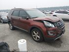 2016 Ford Explorer Xlt Burgundy vin: 1FM5K8D89GGC52938