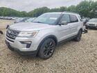 2018 Ford Explorer Xlt Silver vin: 1FM5K8D89JGC89110
