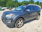2017 Ford Explorer Xlt Gray vin: 1FM5K8DH7HGA05886