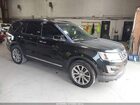 2017 Ford Explorer Limited Black vin: 1FM5K8F86HGC92120