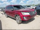 2016 Ford Explorer Limited Red vin: 1FM5K8F8XGGC15393