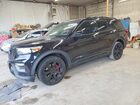 2020 Ford Explorer St Black vin: 1FM5K8GC2LGA77507