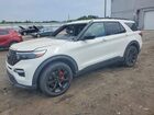 2021 Ford Explorer St White vin: 1FM5K8GC3MGC41395