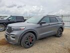 2022 Ford Explorer St Gray vin: 1FM5K8GC8NGA90507