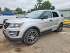 2017 Ford Explorer Sport Серебряный vin: 1FM5K8GT2HGC54628