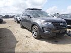 2017 Ford Explorer Sport Gray vin: 1FM5K8GT5HGD98707