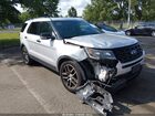 2016 Ford Explorer Sport Silver vin: 1FM5K8GT6GGC97285