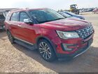 2017 Ford Explorer Platinum Red vin: 1FM5K8HT1HGC54232