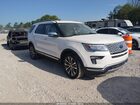 2018 Ford Explorer Platinum White vin: 1FM5K8HT5JGC70908